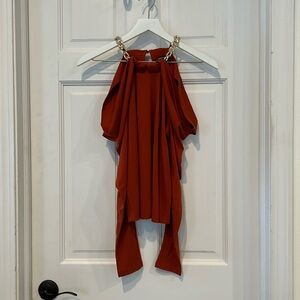 NWOT INC Off the Shoulders Long Sleeve Top